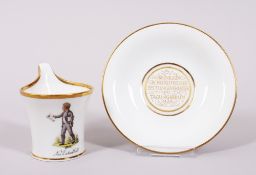 Bildnis-Tasse mit UT, KPM-Berlin, um 1928 