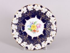 Großer Prunkteller, Meissen, Dekor "Deutsche Blume", 20.Jh. 