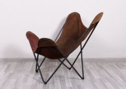 Butterfly-Chair, unbekannter Hersteller, wohl 1970er/80er Jahre 