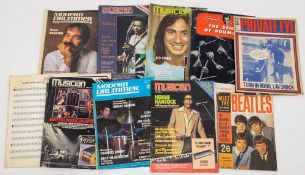A large collection of items owned by Les Binks. Music Magazines and Beta Video Tapes, Reel to Reel