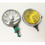 A RAYDYOT CAR LAMP, together with a further lamp by Hella, both approx 16cm diameter (2)