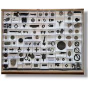 A large collection of British Medieval metal detector finds  dating from circa 1100-1500, to include