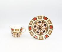 Royal Crown Derby first quality 1128 Imari cup and saucer