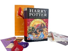 ROWLING, (J. K.). Harry Potter and the Deathly Hallows, first edition, SIGNED & INSCRIBED by the