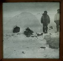 Photography: magic lantern slides, slides, and film Box of lantern slides, Canada, c. 1910,