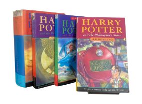 ROWLING, (J. K.). A collection of four SIGNED books comprising: Harry Potter and the Philosopher's