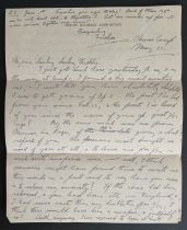 1922 Everest Expedition: handwritten letters sent home from Dr. Wakefield, effectively a journal/