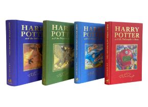 ROWLING, (J. K.). Harry Potter and the Philosopher's Stone, Chamber of Secrets, Prisoner of Azkaban,