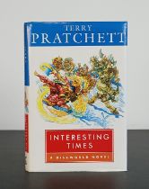 PRATCHETT, (Terry). Interesting Times, FIRST EDITION, SIGNED & INSCRIBED by the author 'To Angela,
