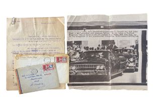 [JOHN F. KENNEDY INTEREST]. Derek Dale, City Editor at Daily Mirror. An extensive personal