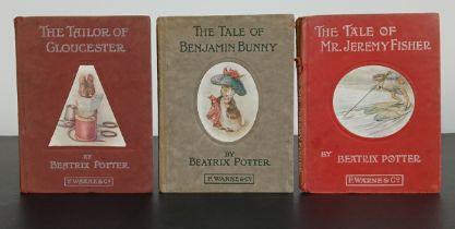 POTTER, (Beatrix). The Tale of Jeremy Fisher, first edition, dated at foot of title page and