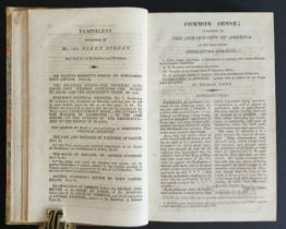 PAINE, Thomas. Sammelband containing letters and essays, (including Common Sense, The American