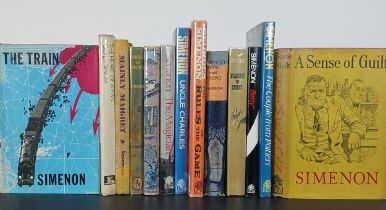 SIMENON, Georges. A large collection of Maigret hardback novels, almost all with the publisher’s