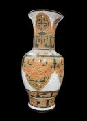 Early to mid 20th century large decorative Chinese floor-standing vase, ideal for a stick stand,