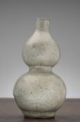 A CRAQUELURE-GLAZED DOUBLE-GOURD VASE, CHINA, SONG DYNASTY, 12TH–13TH CENTURY