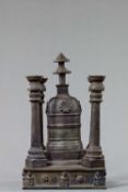 BRONZE MODEL OF A GANDHARA STUPA 18TH CENTURY