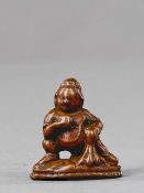 STANDING JAMBHALA BRONZE TIBET 13TH C ENTURY