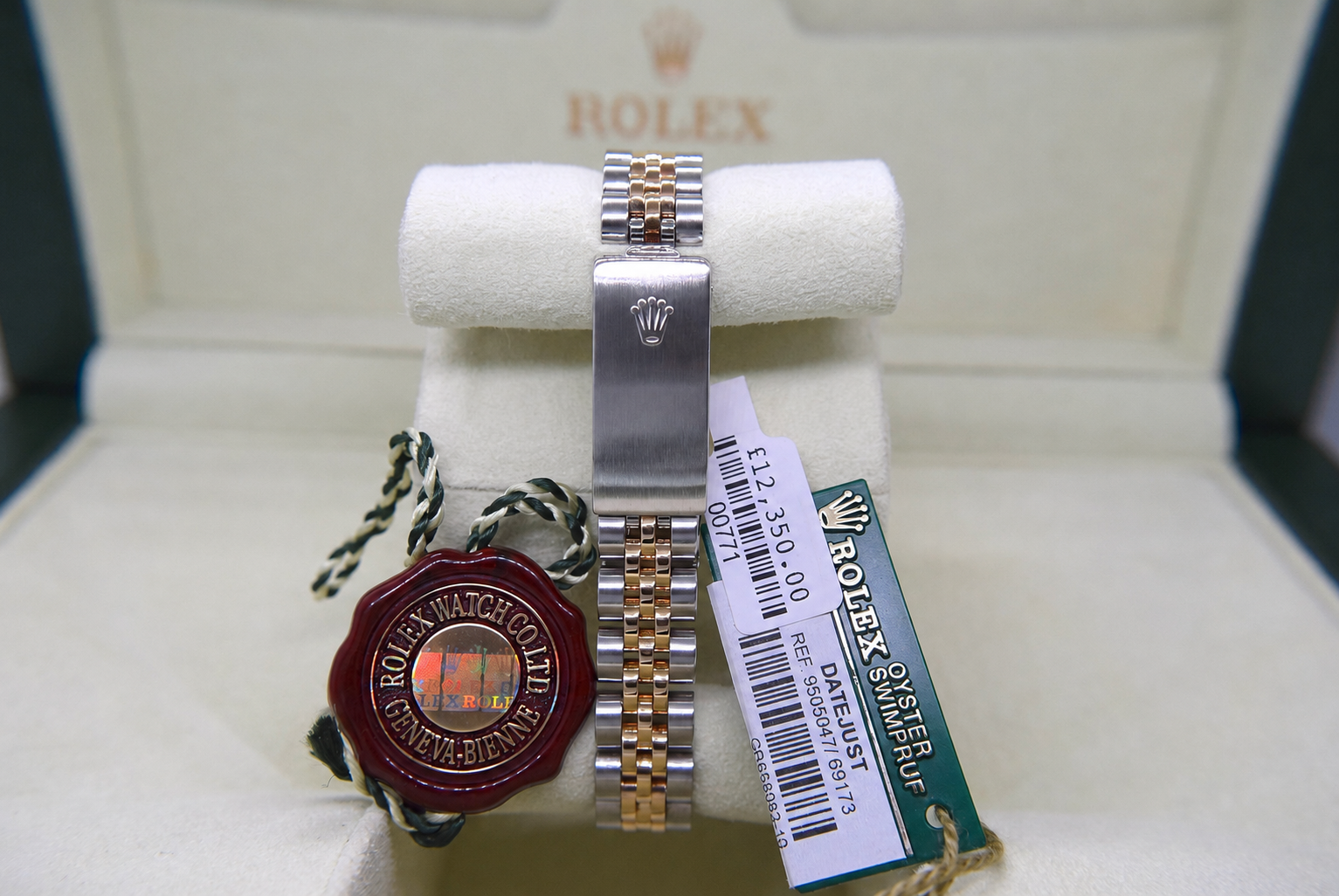 ROLEX DATEJUST "JUBILEE" 26' WHITE LUSTRE - 18K YELLOW GOLD & STEEL REF. 69173 (*FULL SET*) - Image 2 of 22