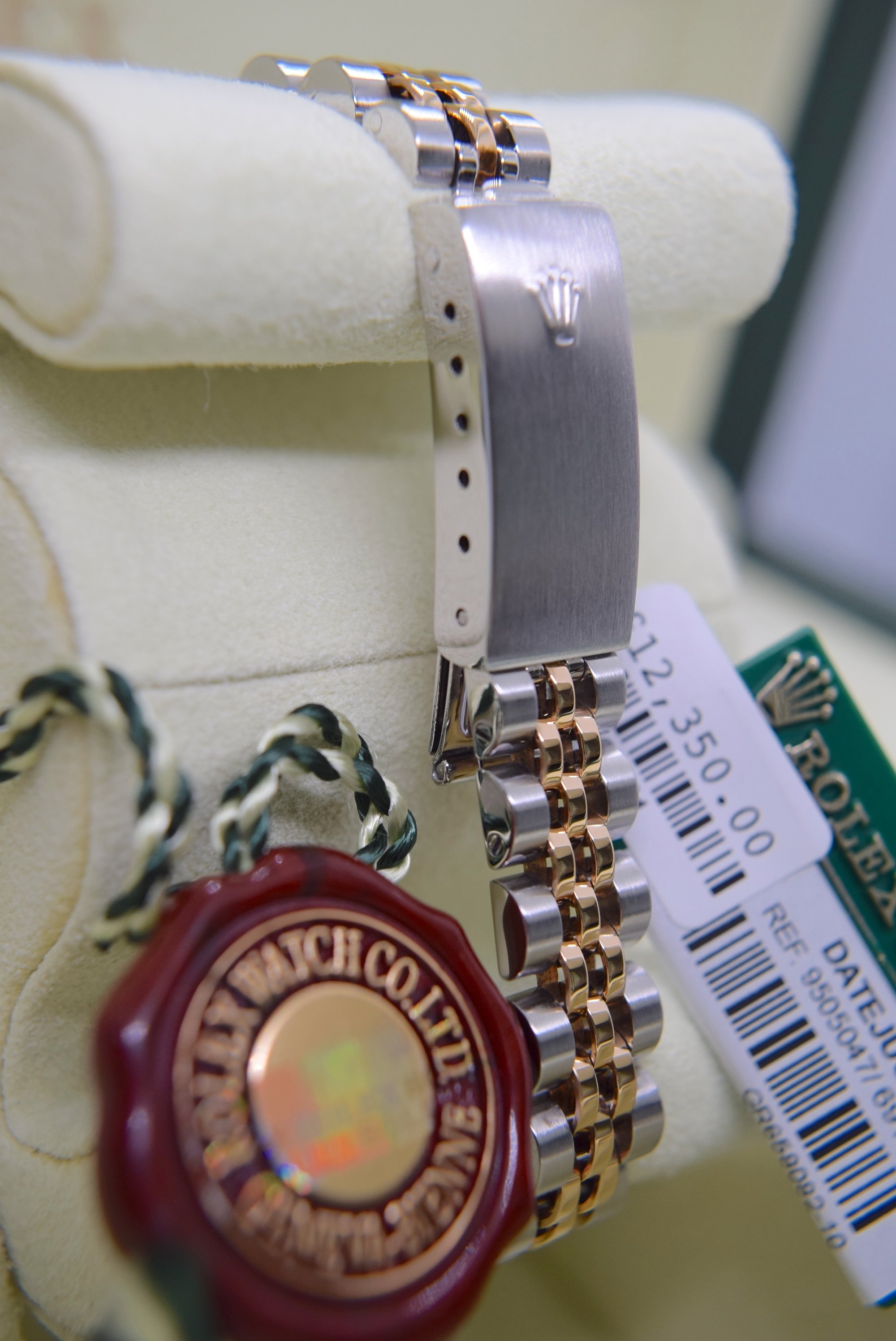 ROLEX DATEJUST "JUBILEE" 26' WHITE LUSTRE - 18K YELLOW GOLD & STEEL REF. 69173 (*FULL SET*) - Image 11 of 22