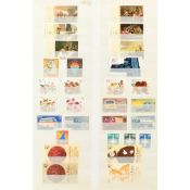Konvolut Briefmarkenalben und Ersttagsbriefe