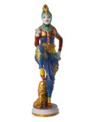 A GERMAN PORCELAIN FIGURE OF A DANCER, ROSENTHAL, SELB-BAVARIA, DESIGNED BY BJÖRN WIINBLAD, 20TH CEN