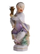 A MEISSEN PORCELAIN FIGURE OF A CHINESE DANCING BOY BY PAUL SCHEURICH