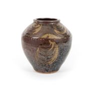 David Leach (1911-2005), c.1970, a large Lowerdown Pottery stoneware jar, the shouldered form with H