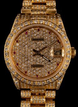 Watches: a ladies Rolex Oyster Perpetual Datejust 18ct mid sized bracelet watch, model 68278, serial