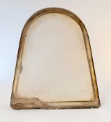 Militaria: An armoured windscreen from a Supermarine Spitfire, of multilaminated flat form apparentl