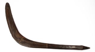 Tribal: a 19th century Aboriginal fighting club or leangle, probably South Eastern Australian. Point