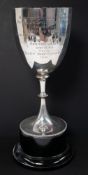 Silver: a trophy cup by Martin, Hall & Co, Sheffield 1901, a presentation inscription as the 'Sp