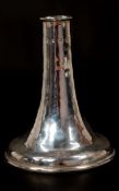 The Denis Lacy Hulbert Collection: Silver; a lightly planished Britannia silver spill vase, hallmark