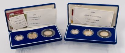 Silver Proof Piedfort Coins: