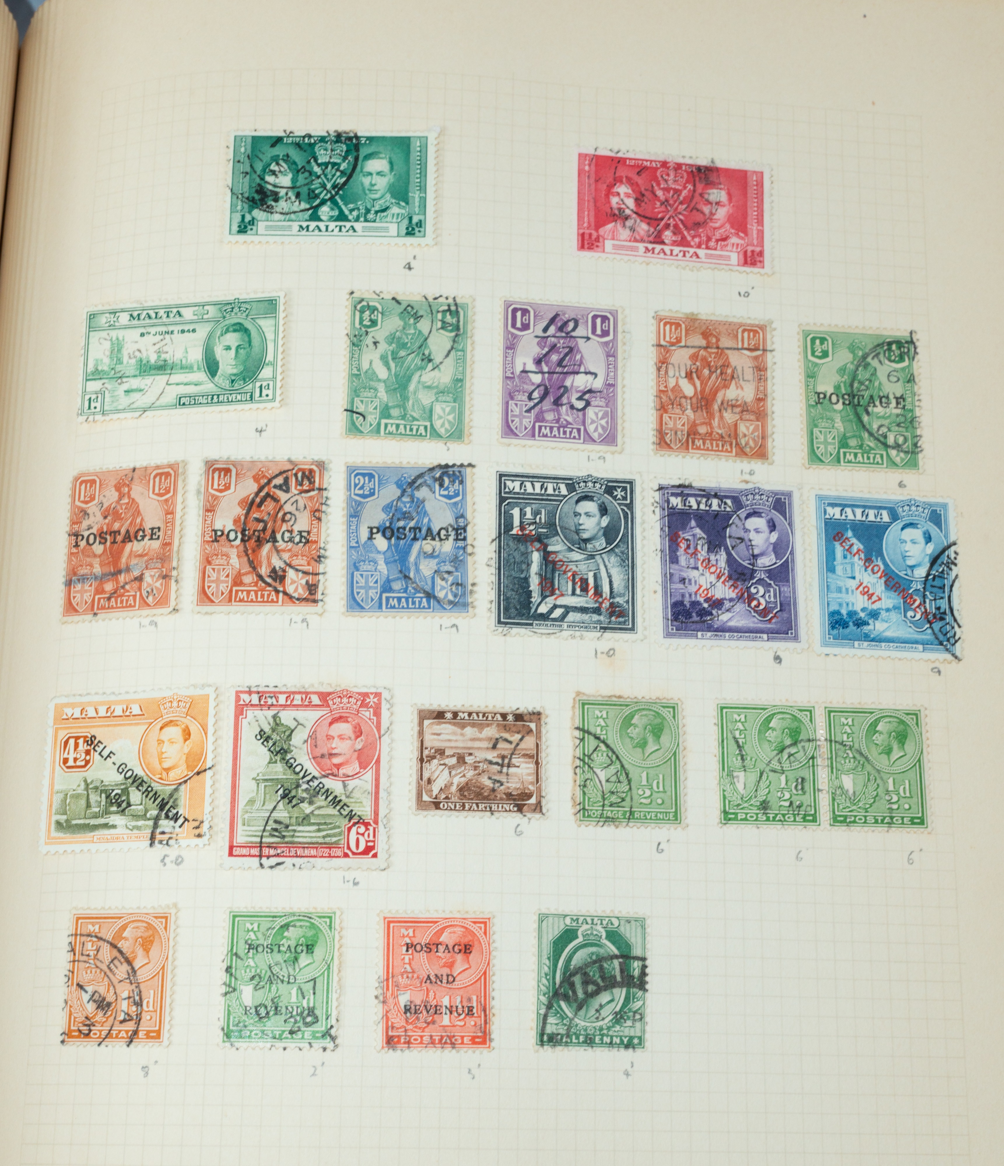 Stamps: two part filled 'Senator' stamp albums by Stanley Gibbons, one Commonwealth, one the rest of - Image 2 of 6