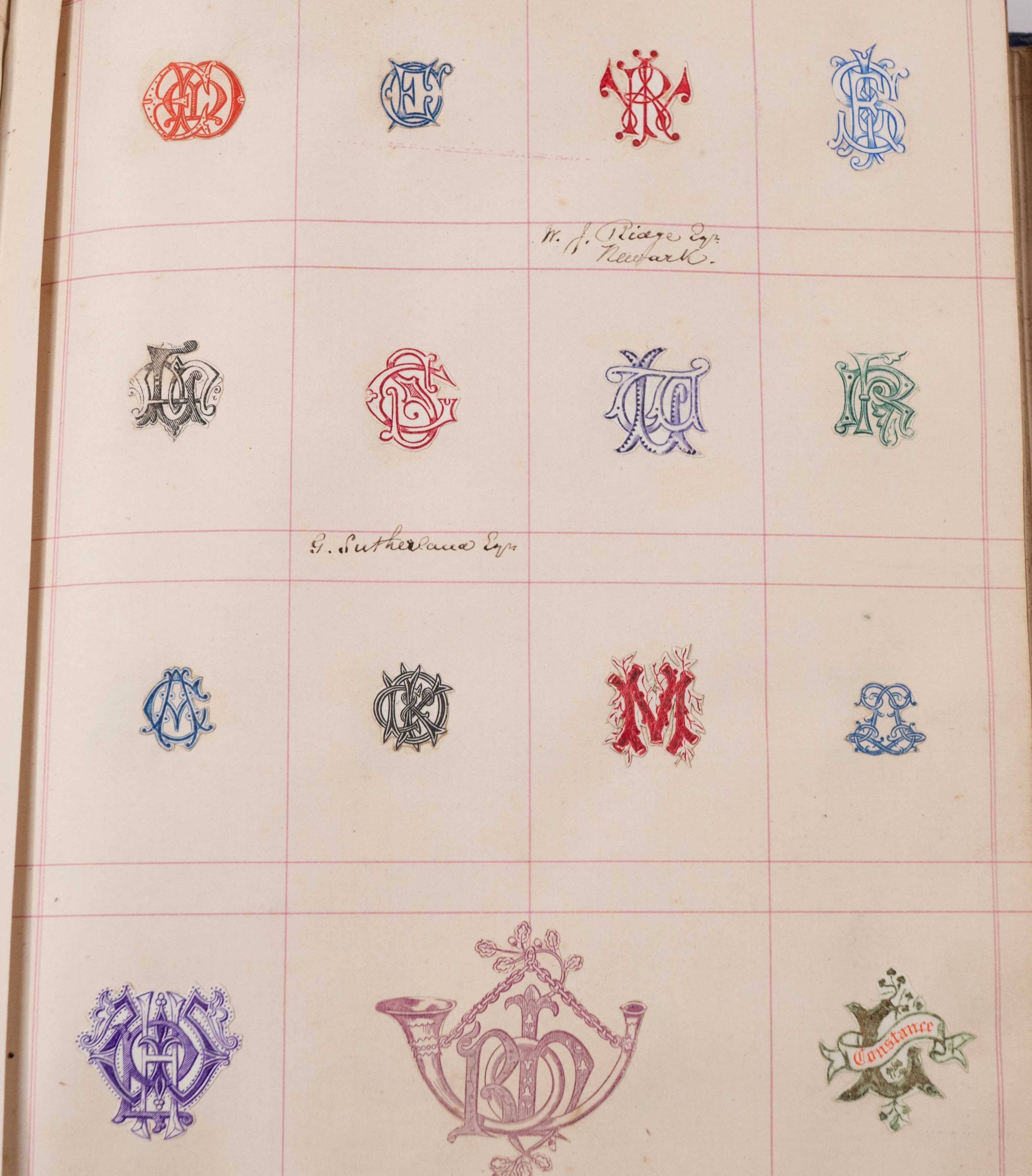 Social History: a Victorian 'Crest Album', near complete with cut out crests ranging from the Prince - Image 5 of 5