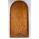 Toys &amp; Games: a mid century bagatelle board by Jaques of London, 'Hit A Pin Bagatelle', 76.5cm