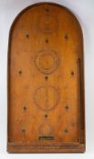 Toys & Games: a mid century bagatelle board by Jaques of London, 'Hit A Pin Bagatelle', 76.5cm