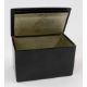 Decorative Arts: a late 19th century Russian papier mache rectangular tea caddy, possibly Vishnyakov - Image 1 of 4