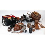 Scientific: a Praktica MTL3 camera, a number of lenses for various cameras including Pentax, an Accu