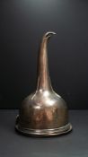 Silver: a George IV wine funnel by Rebecca Emes & Edward Barnard I, London 1827-8, the filter wi