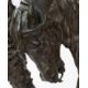 Metalware: an Animalier bronzed group depicting a horse by a tree stump, the base bearing the signat - Image 2 of 5
