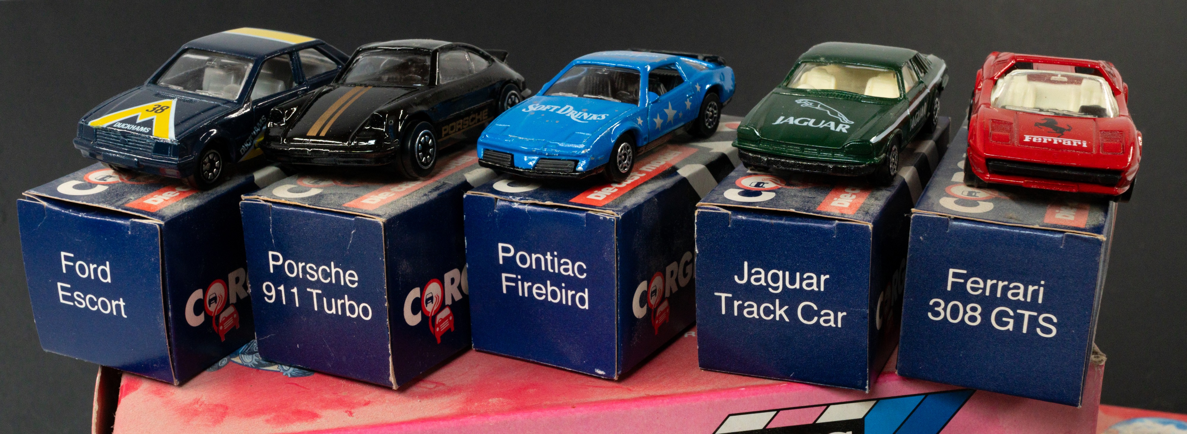 Toys: a Britains JCB Fastrac, number 9440, a Britains Honda Fourtrax 300, and five 1980s Corgi minia - Image 2 of 5