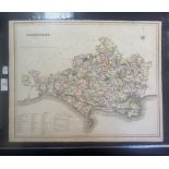 Cartophilia: 1831, Atlas Of The English Counties by TL Murray, hand coloured map of Dorsetshire; 183