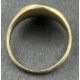 Jewellery: a 9ct yellow gold signet ring, the table bearing the remnants of the original inscription - Image 2 of 2