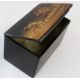 Decorative Arts: a late 19th century Russian papier mache rectangular tea caddy, possibly Vishnyakov - Image 4 of 4