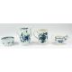 Ceramics: a Worcester blue and white coffee pot, c.1765, painted with the Feather-Mould Floral patte - Image 2 of 6