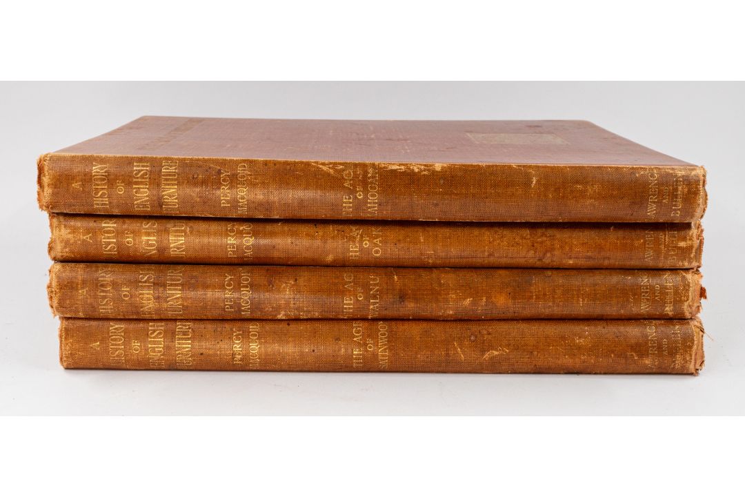 Books: Percy MacQuoid, The History of English Furniture' in four volumes: comprising, 'The Age of - Image 1 of 6