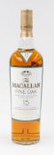 Whisky: Macallan Fine Oak Highland Single Malt Scotch Whisky, 15 years old, 700ml.