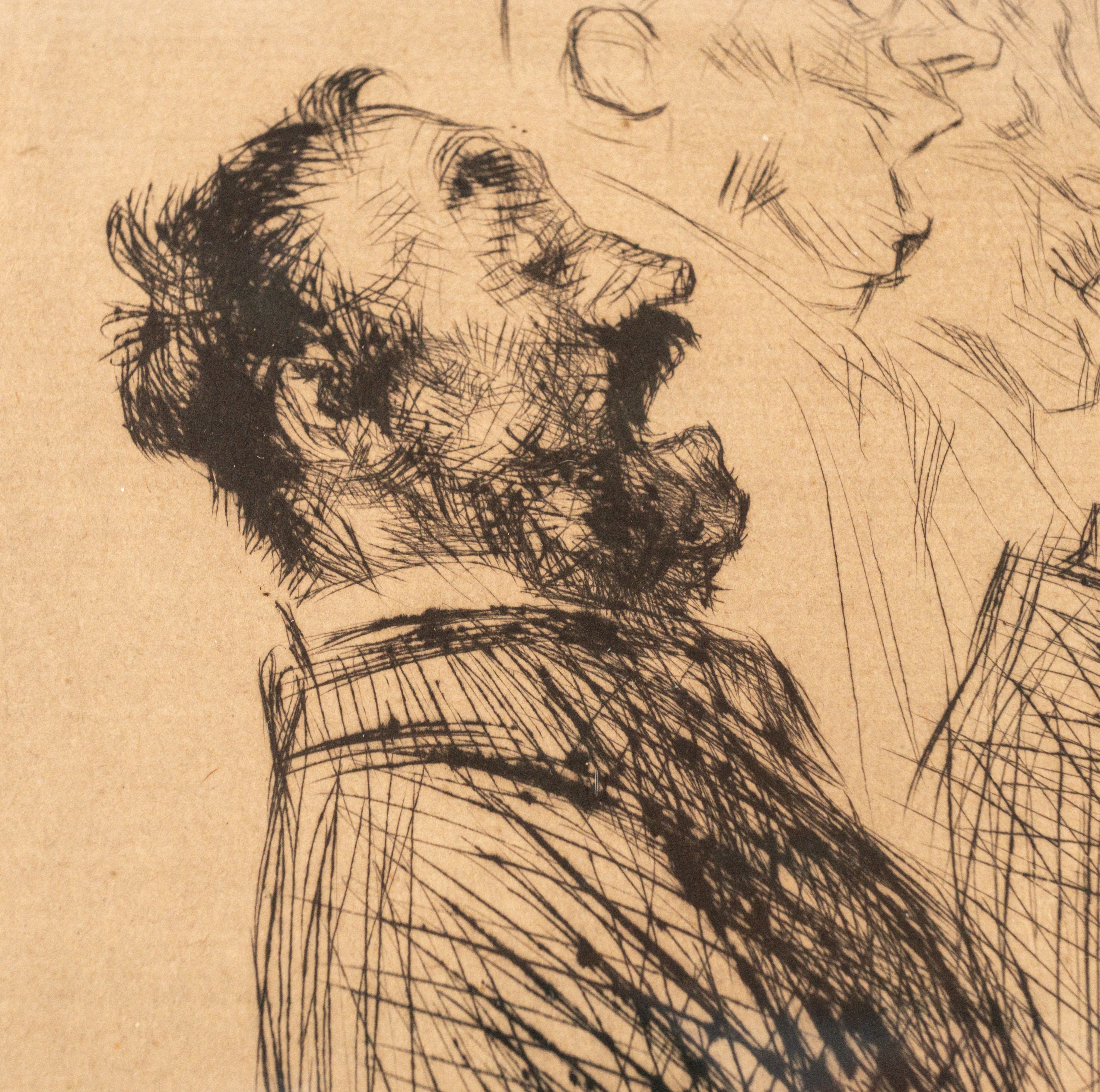 Pictures: Edmund Blampied (Jersey, 1886-1966) 'The Male Voice Choir' Etching Signed in pencil and nu - Image 2 of 4