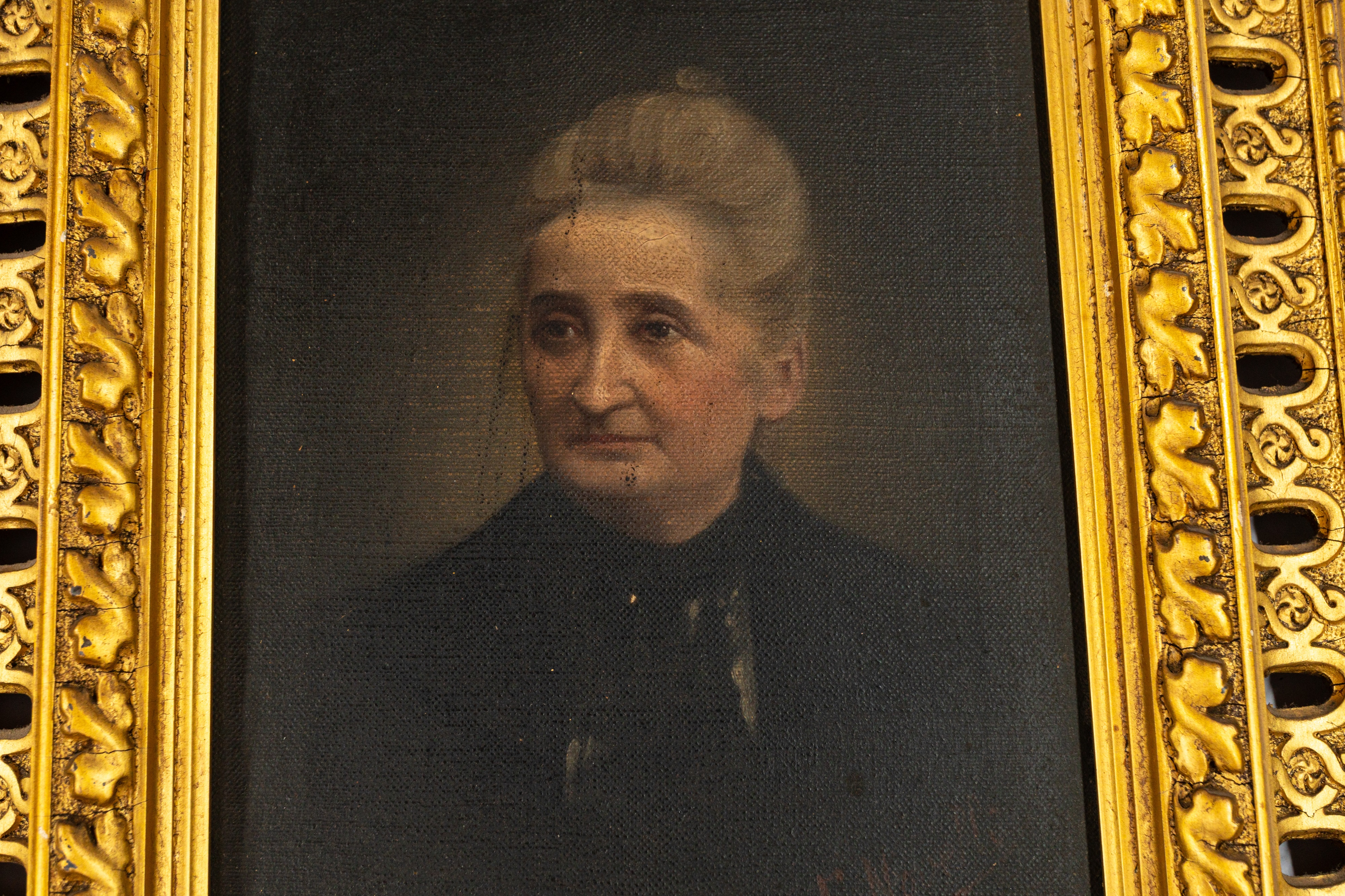 Artwork: a group of two pairs of oleographs, one pair a military gentleman and his wife, the other a - Image 6 of 9